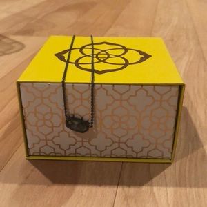 Kendra Scott Elisa Pendant in Gunmetal